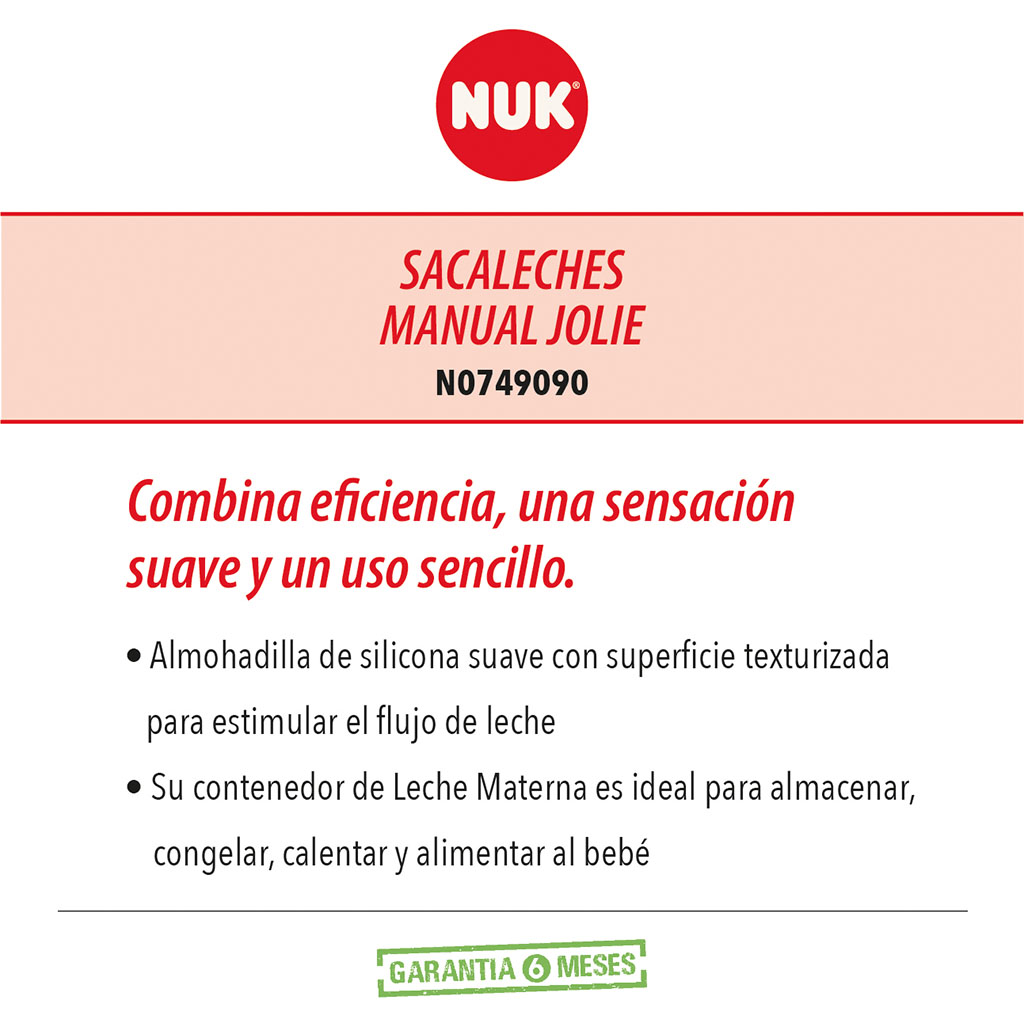 Sacaleches manual Jolie